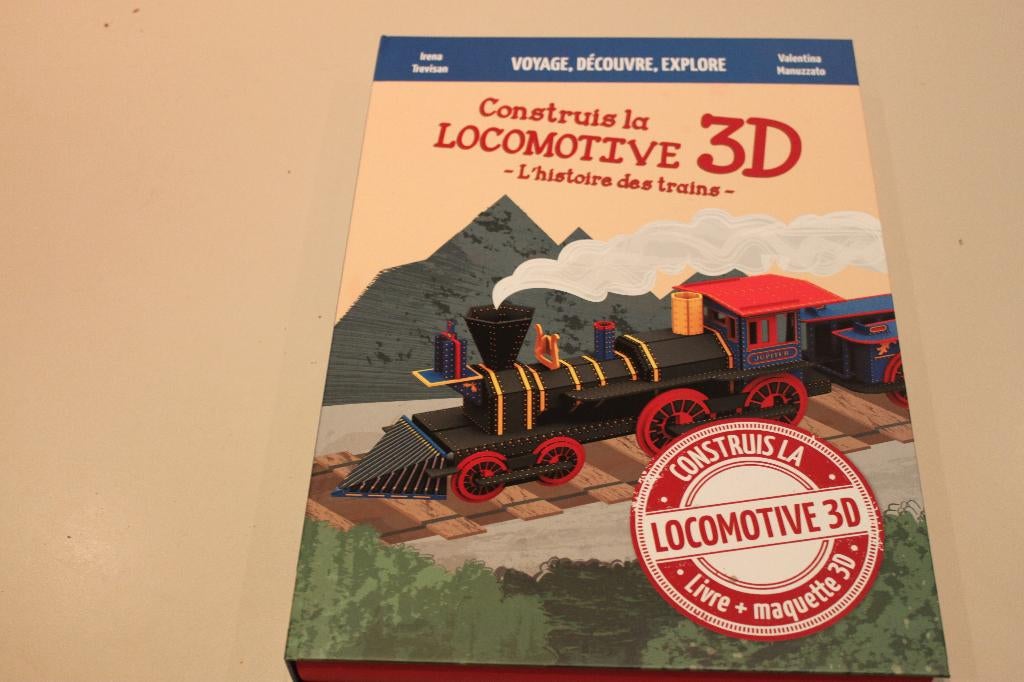 Locomotive 3D à construire, Enlèvement ou Envoi, Neuf, Autres types, Autres marques
