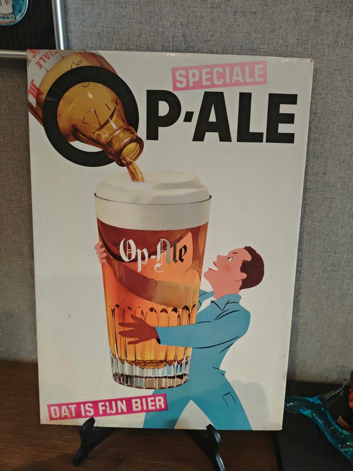 karton reclame op-ale special, Verzamelen, Ophalen, Gebruikt, Reclamebord