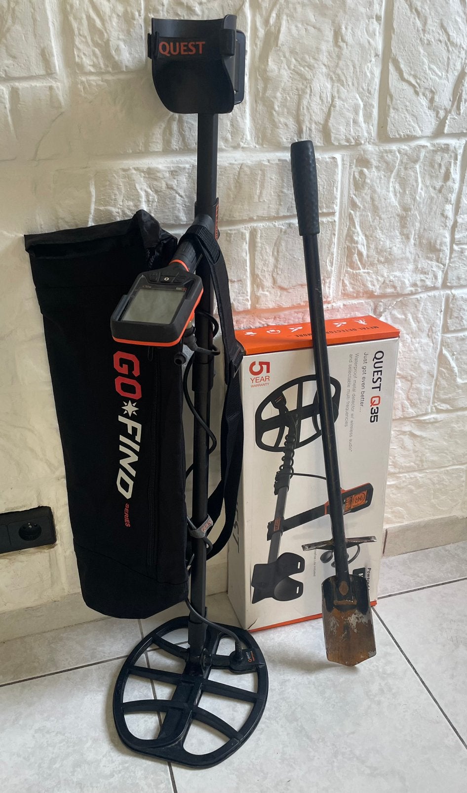 Pack Détecteur de meteaux Quest + accessoires, Enlèvement ou Envoi, Comme neuf, Plus de 30 cm, Autres marques