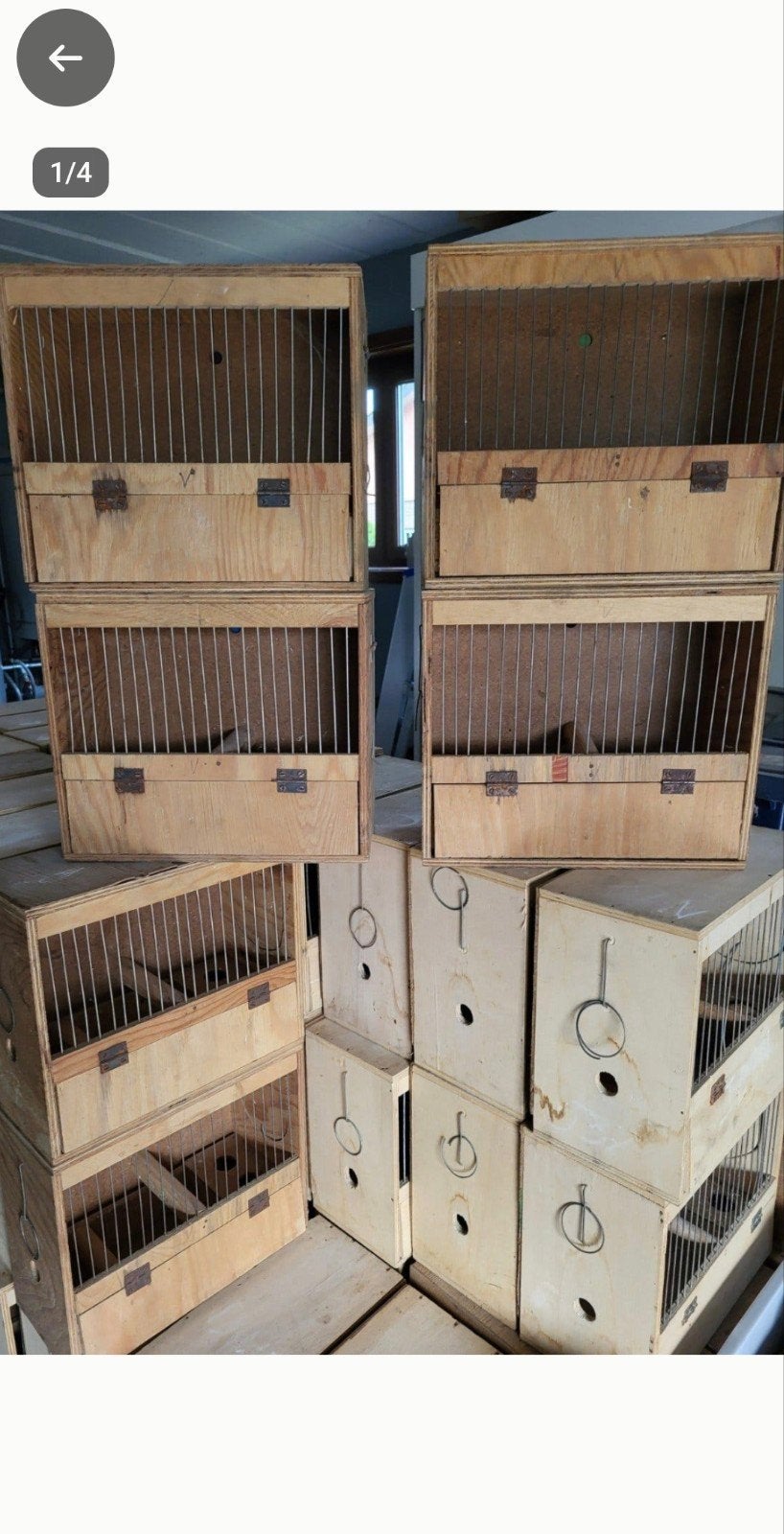 tt kooien  zangkooi, Ophalen, Zo goed als nieuw, Hout, Vogelkooi