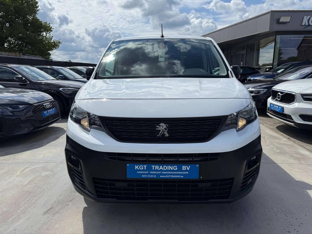 Peugeot Partner 1.5 BLUEHDI L2 3ZIT NAVIGATIE CARPLAY PDC BL, 75 kW, Stof, Gebruikt, 4 cilinders