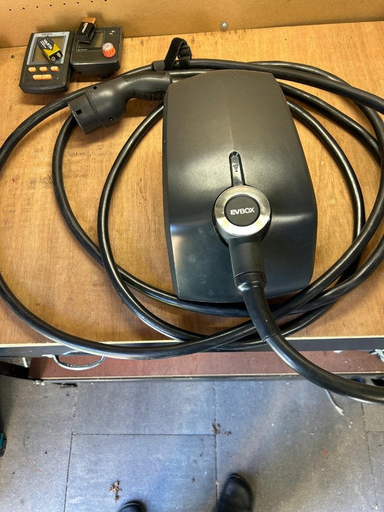 Laadpaal EVBox Elvi zwart, Auto diversen, Laadpalen, Ophalen, Laadpaal