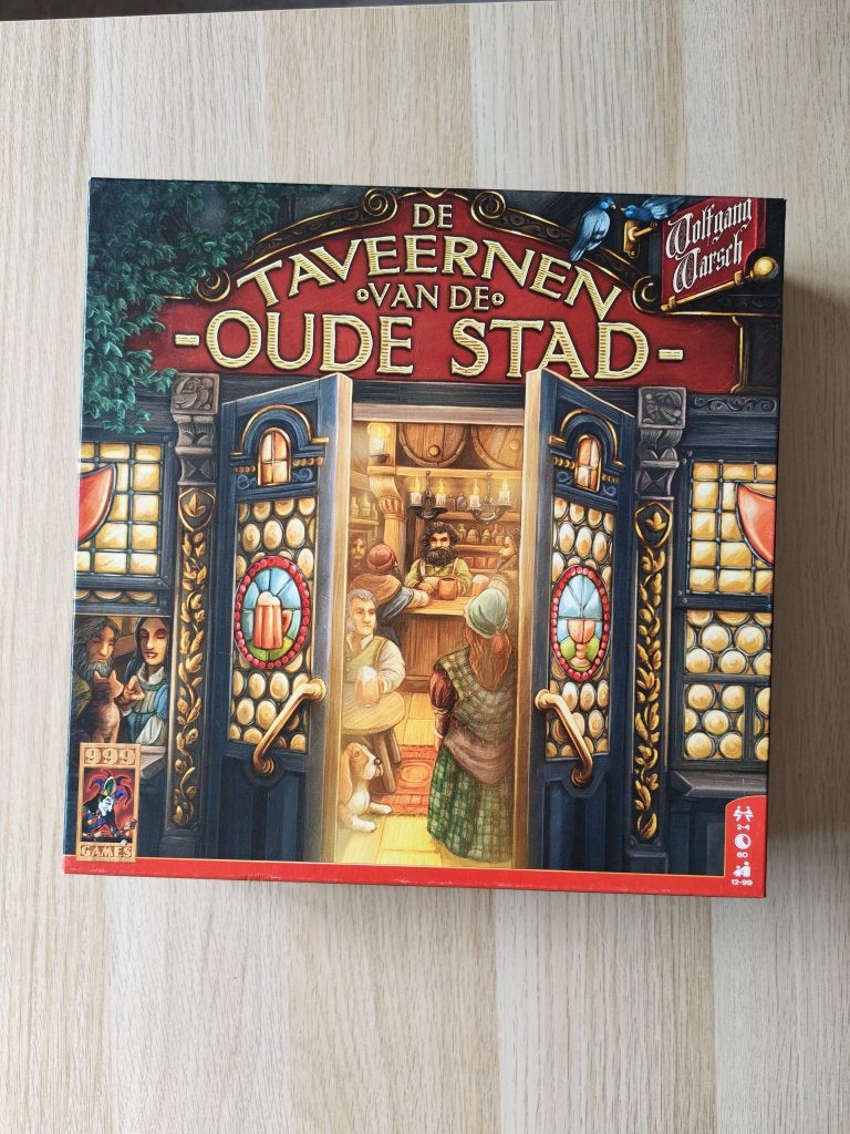 Boardgame 'De taveernen van de oude stad', Hobby en Vrije tijd, Een of twee spelers, Ophalen of Verzenden, Zo goed als nieuw, 999 games