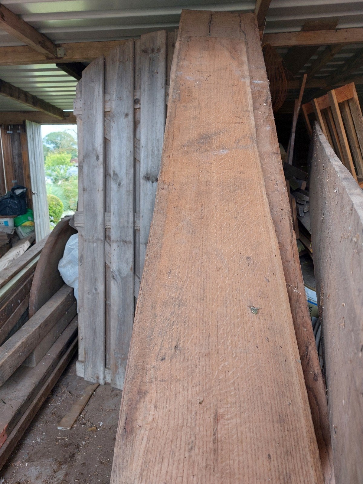 eiken planken, Tuin en Terras, Palen, Balken en Planken, Ophalen, Planken