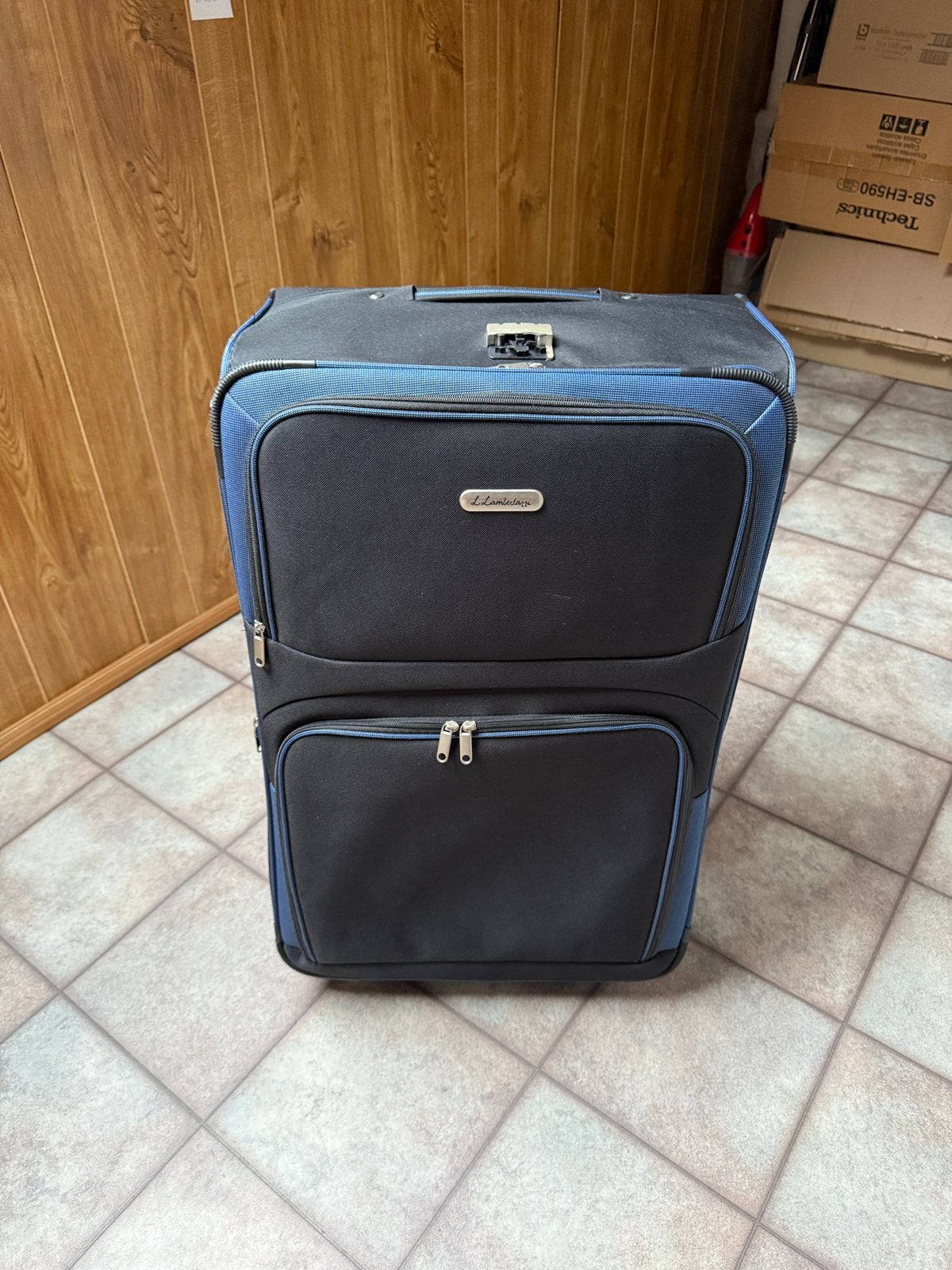 Valises de marque Lambertazzi 3 en 1 en tissu renforcé, Enlèvement, Comme neuf, Autres matériaux, Poignée extensible
