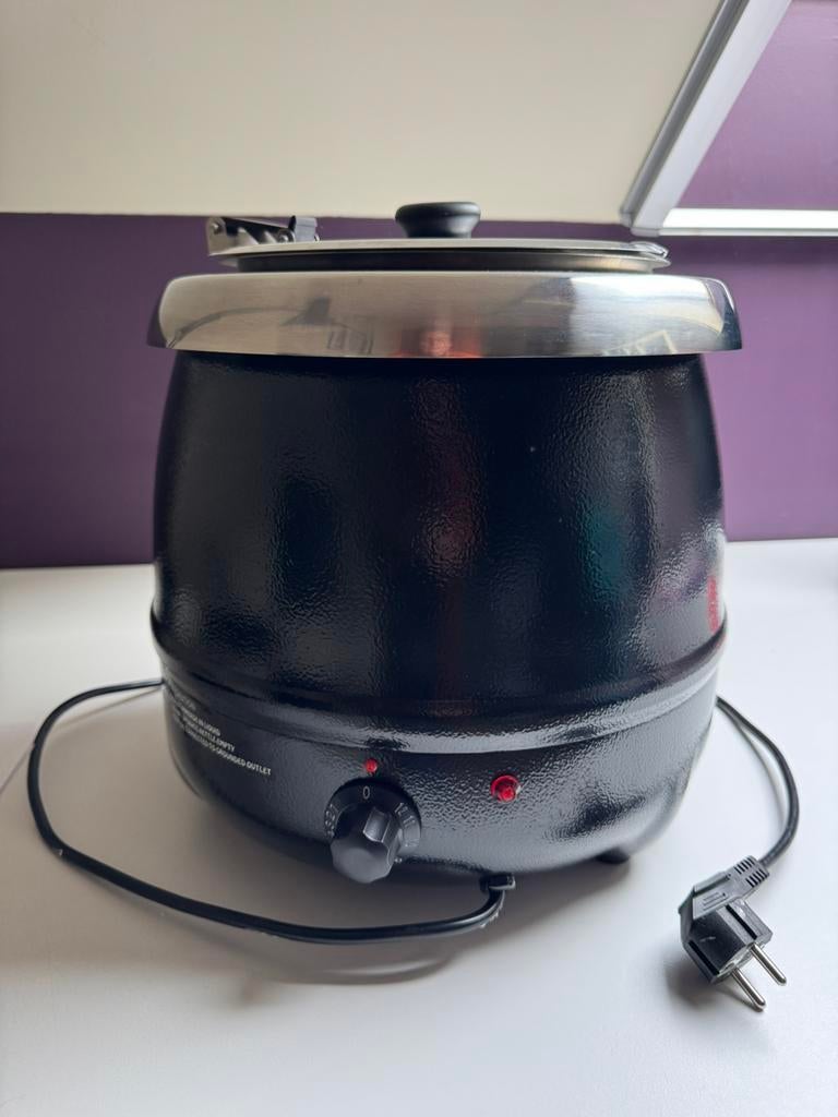 Elektrische soepwarmer/bainmarie  10 liter zga nieuw!, Ophalen, Zo goed als nieuw