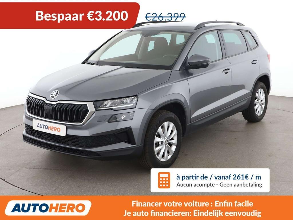 Skoda Karoq 1.5 TSI ACT Ambition (automatique), Argent ou Gris, Achat, 140 g/km, Noir