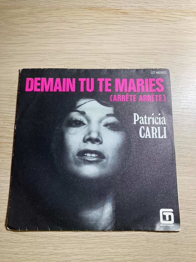 Patricia carli - demain tu te maries  (arrete arrete), Enlèvement, Comme neuf
