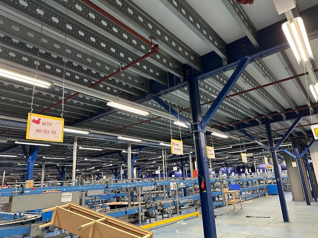 Unieke robuuste entresolvloer 14,872 x 6,120 meter, Alle leeftijden, Ophalen of Verzenden, Gebruikt, Actie