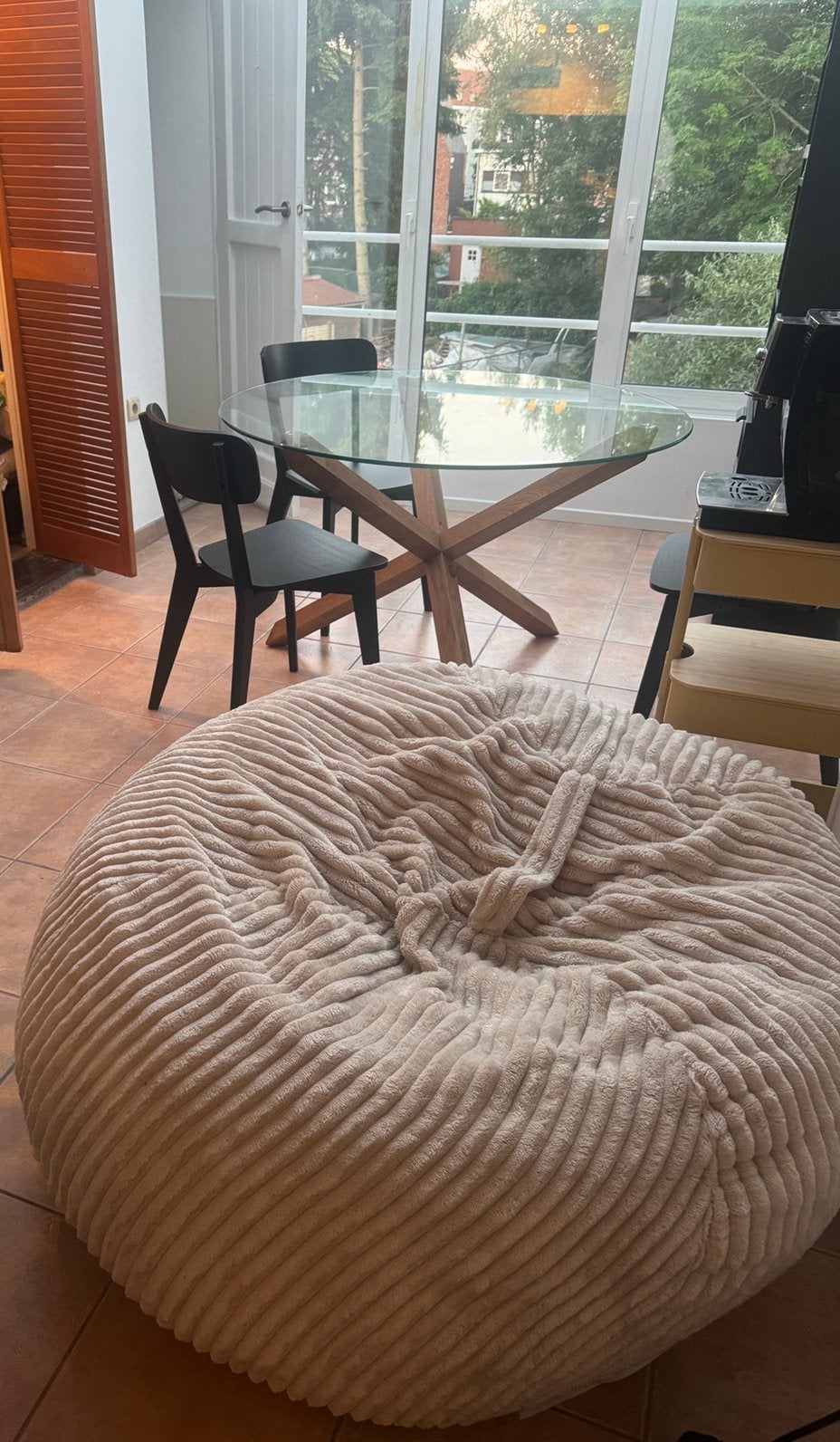Pouf XXL, Enlèvement, Comme neuf, Pouf