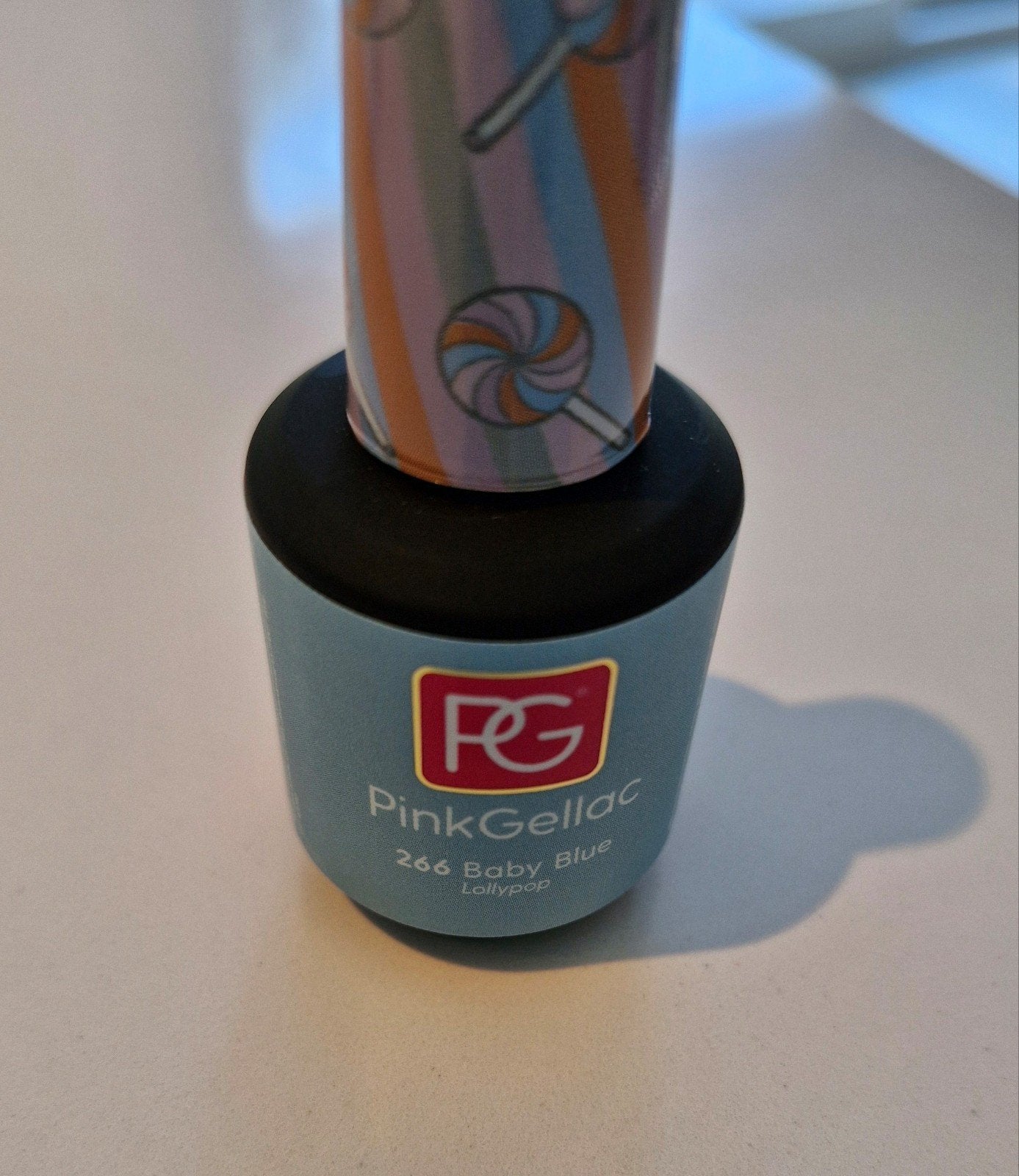 Pink Gellac kleur 266 Baby blue nieuw ongeopend, Ophalen of Verzenden, Nieuw, Handen en Nagels