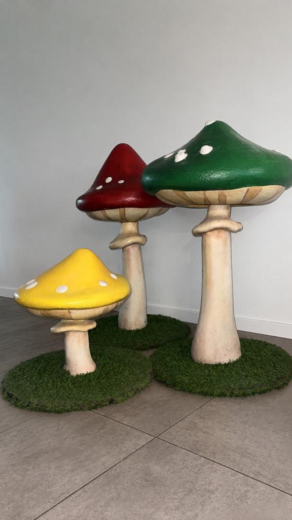 Unieke XL decoratieve paddenstoelen, Ophalen, Zo goed als nieuw