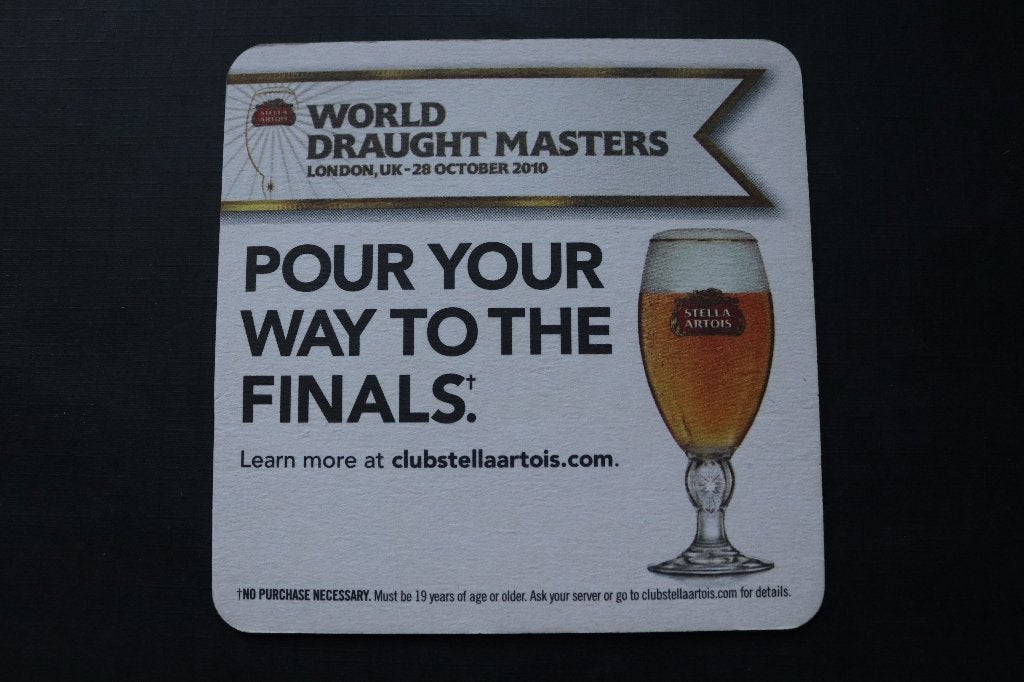 Bierviltje, Verzamelen, Ophalen of Verzenden, Nieuw, Viltje(s), Stella Artois