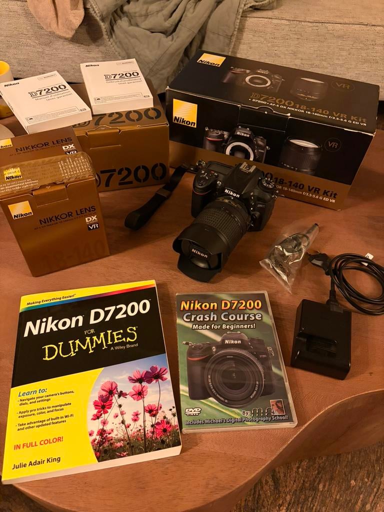 Nikon D7200 slechts 8566 clicks!, Ophalen
