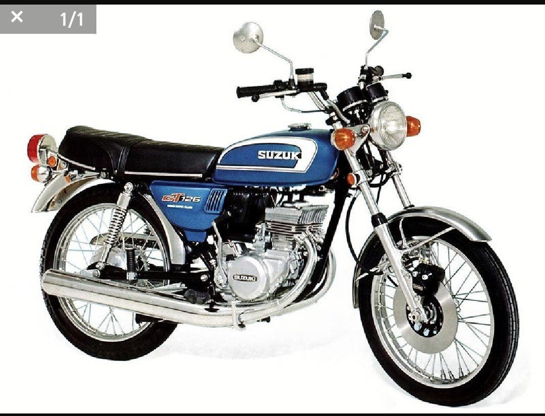 Kader Suzuki GT125, Ophalen