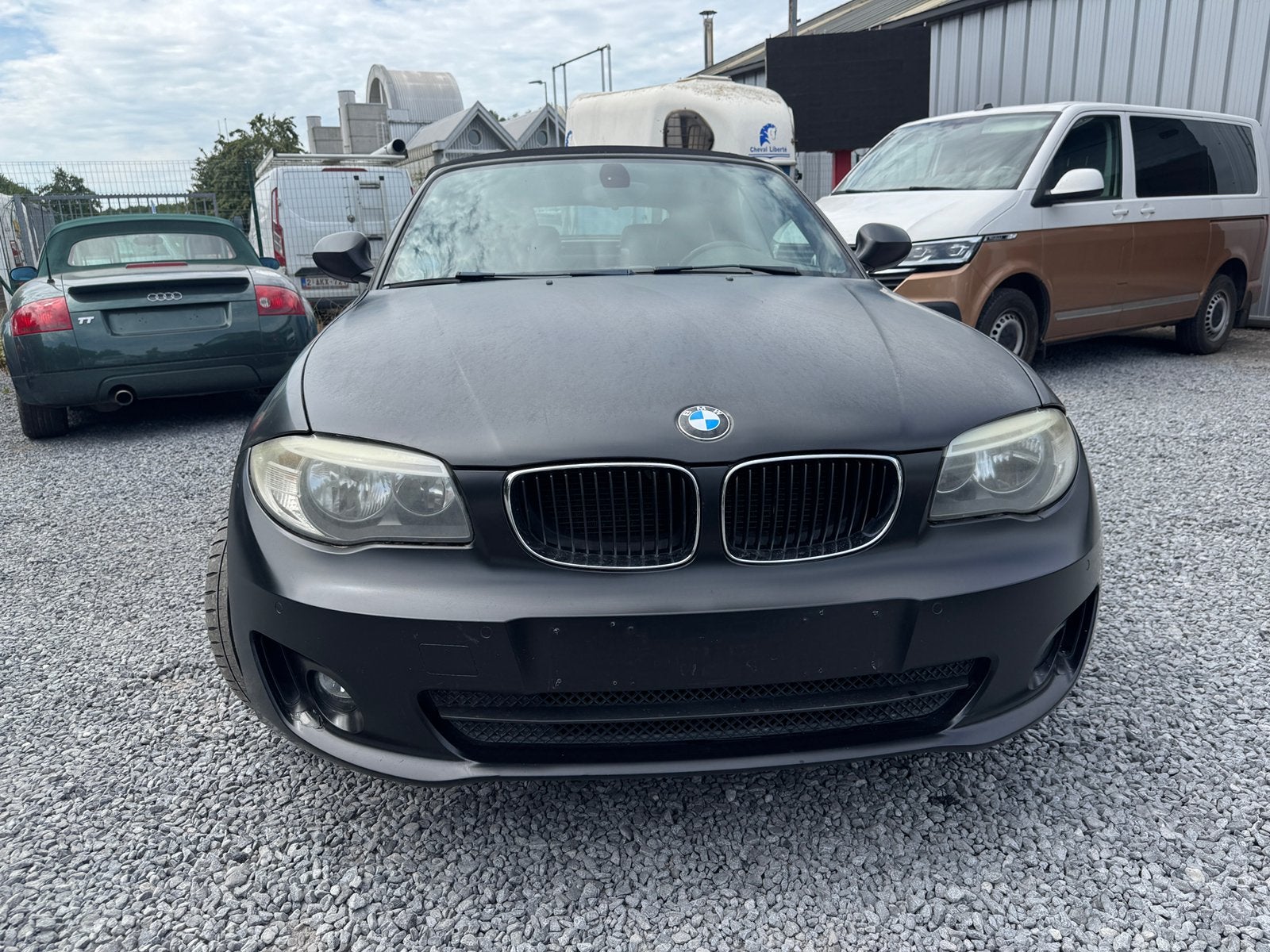 BMW 1-serie Cabriolet-dealer Export 05/12 130.000 km, Zwart, 4 cilinders, Cabriolet, Zwart