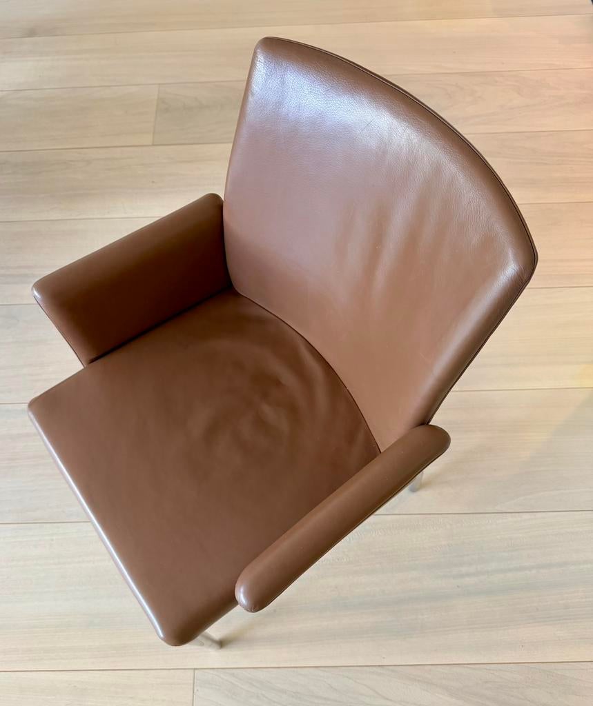 6 JORI 6 MIKONO comfort chaises, Brun, Enlèvement, Cuir, JORI MIKONO