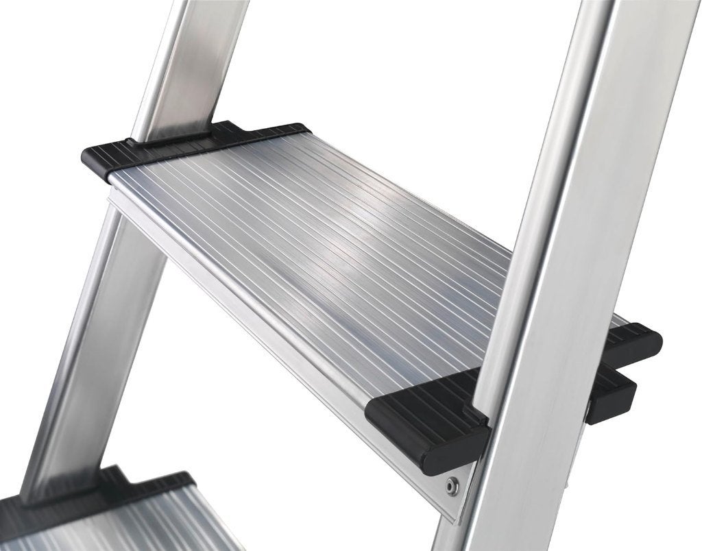 Nieuw | Hailo XXL ComfortLine Huishoudtrap | 4 Treden XXL, Doe-het-zelf en Bouw, Ladders en Trappen, Ophalen, Nieuw, Ladder, Opvouwbaar of Inschuifbaar
