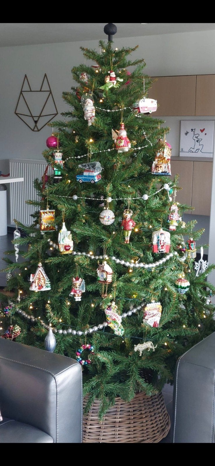 Kerstboom, Ophalen, Gebruikt