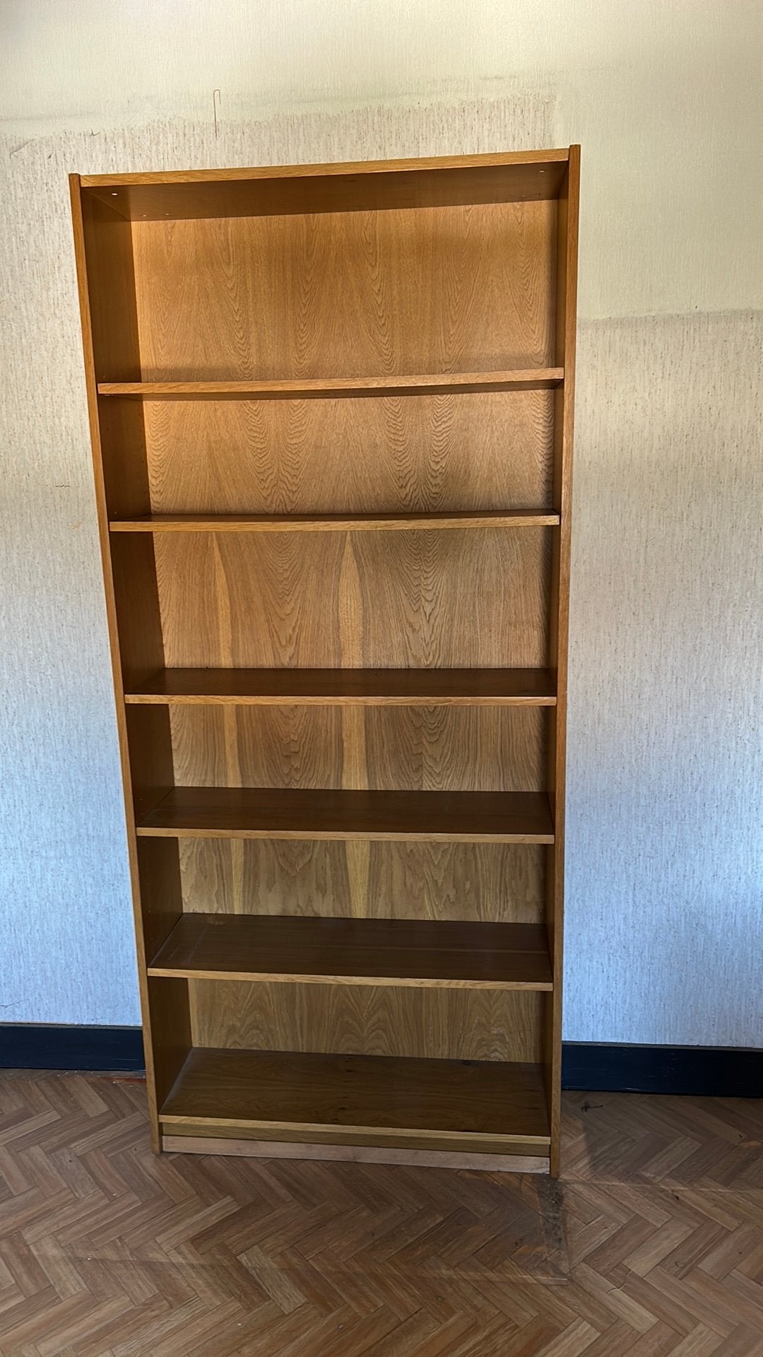 Boekenkast 5 legplanken 90 cm breed, Ophalen, Gebruikt
