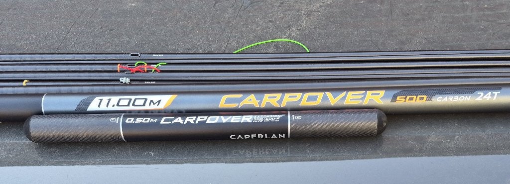 Caperlan Carpover 500 - 11,00m + Extension 0,50m + 4 Kits, Enlèvement, Comme neuf, Ensemble complet
