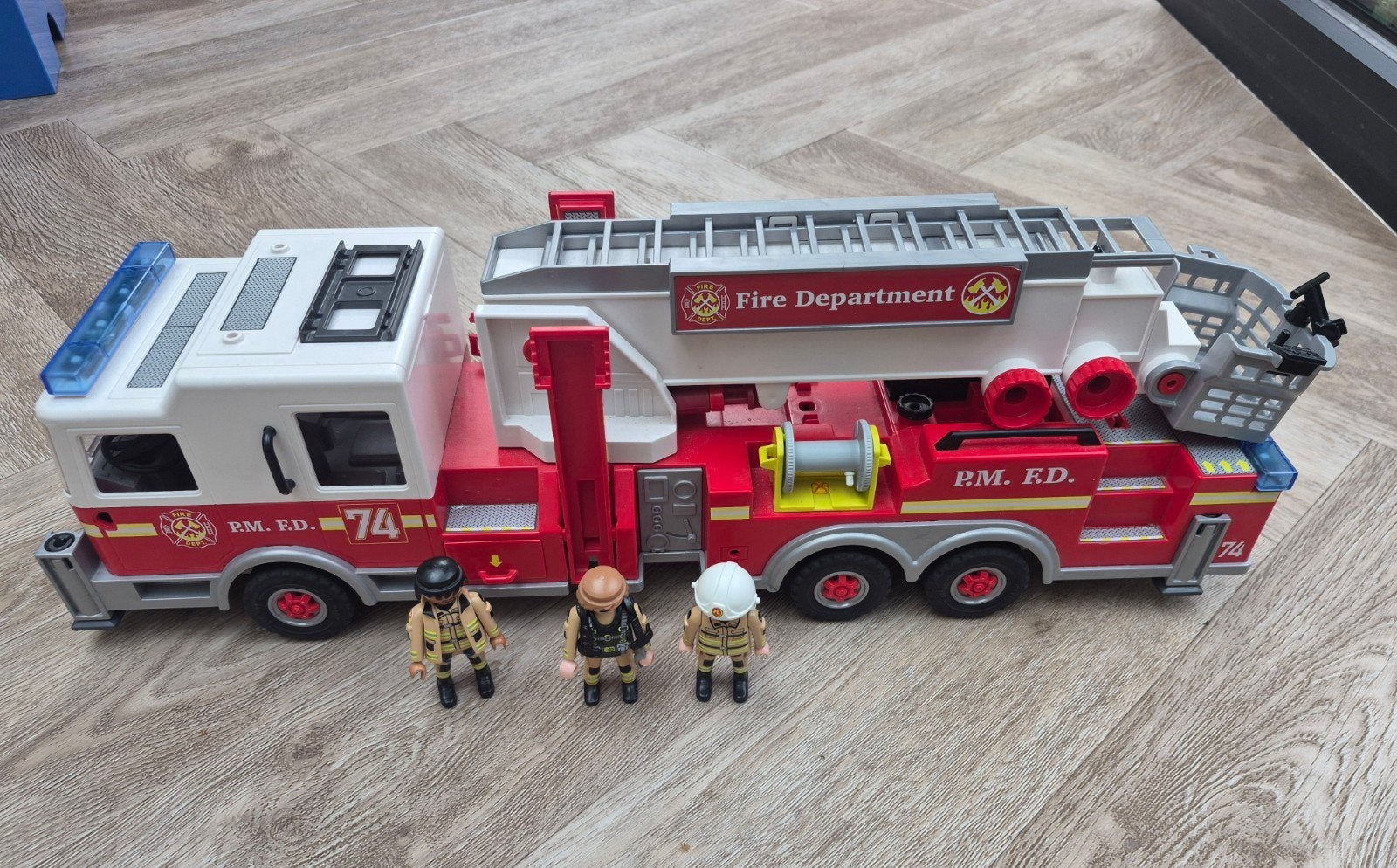 Brandweerauto Playmobil, Kinderen en Baby's, Speelgoed | Playmobil, Ophalen of Verzenden, Gebruikt, Voertuig