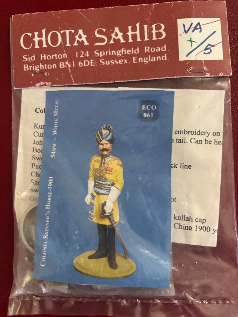 Chota Sahib 1st Skinners' Horse-figuur, Verzenden, Nieuw, 1:35 tot 1:50, Figuur of Figuren