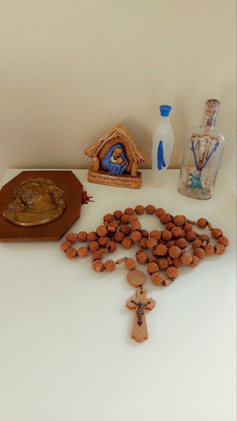 Kruisbeeld Paternosters Engeltjes, Antiek en Kunst, Antiek | Religieuze voorwerpen, Ophalen of Verzenden
