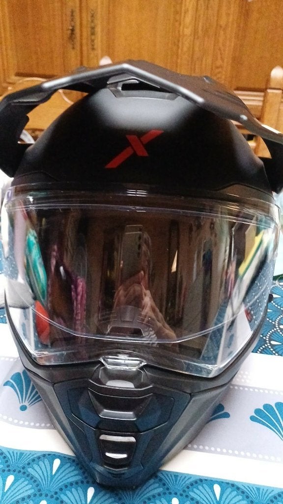 casque de moto guzzi taille L, Motos, Enlèvement ou Envoi, L, Femmes