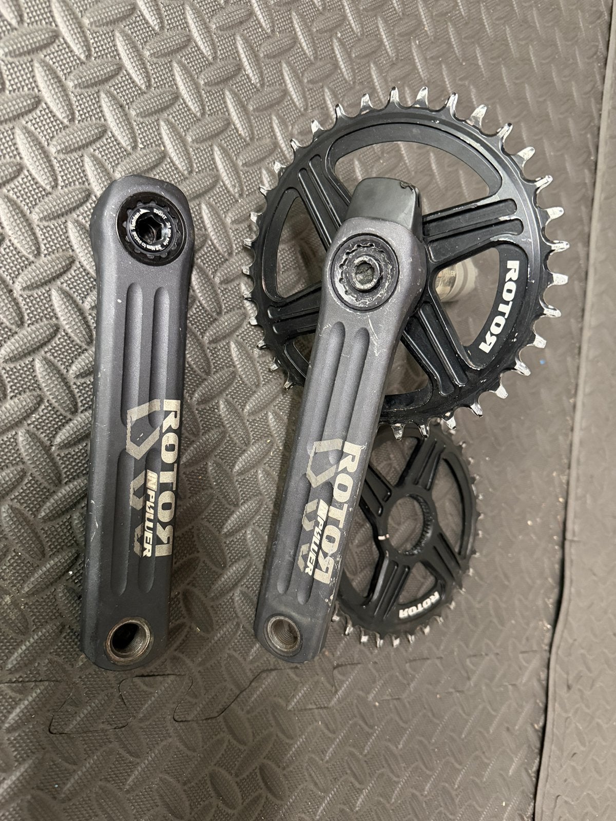 Rotor InPower DM MTB boost 175mm, Vélos & Vélomoteurs, Vélos Pièces, Pédalier ou Pédales, Enlèvement ou Envoi, Utilisé, Aluminium