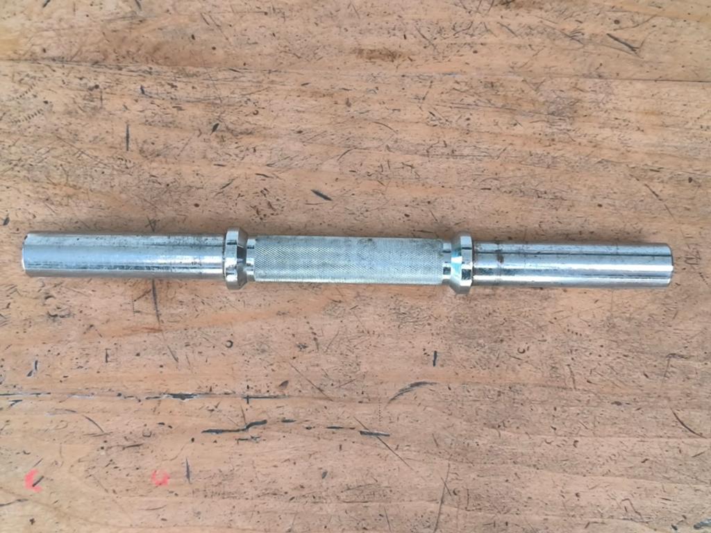 1 x halterstang 2,8cm., Sport en Fitness, Fitnessmaterialen, Ophalen of Verzenden, Gebruikt, Benen, Dumbbell