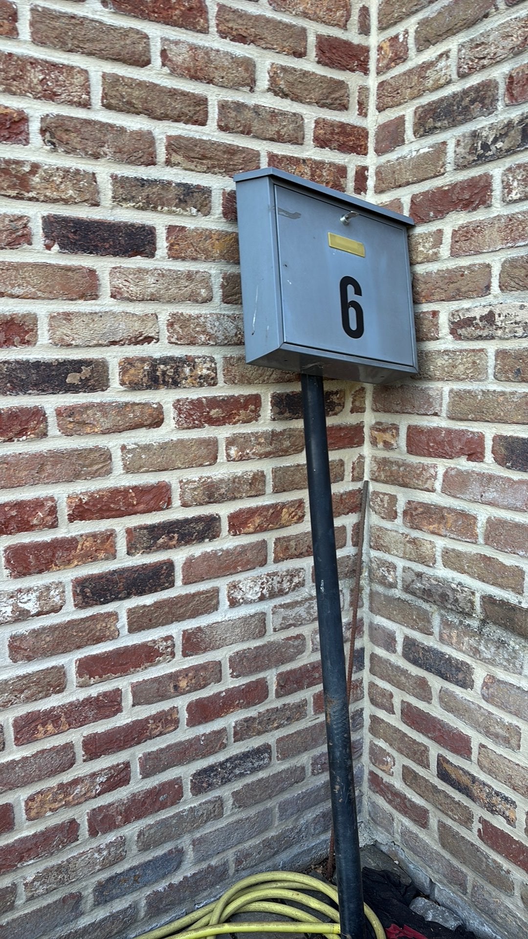 Brievenbus, Jardin & Terrasse, Boîtes aux lettres, Enlèvement, Utilisé, Inox, Sur pied
