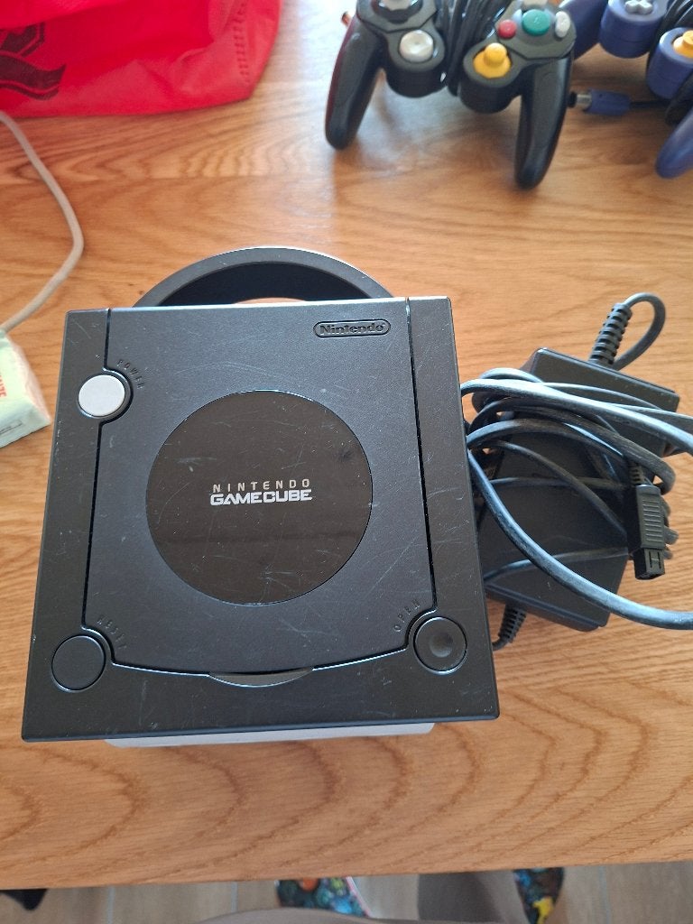Console Nintendo Gamecube Noir + 3 manettes + carte mémoire, Games en Spelcomputers, Gebruikt, Zwart, Ophalen of Verzenden, Met geheugenkaart
