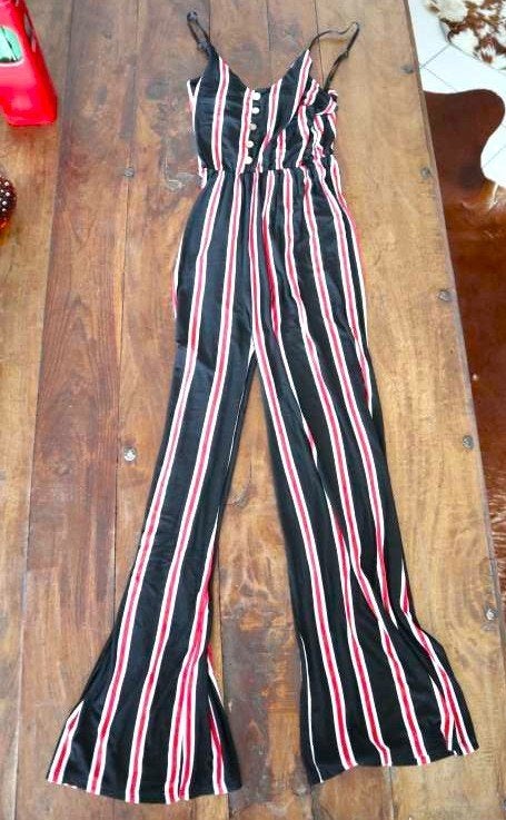 vintage prachtig broekpak als praktisch jumpsuit, Kleding | Dames, Maat 38/40 (M), Overige kleuren, Vintage Dressing, Ophalen of Verzenden