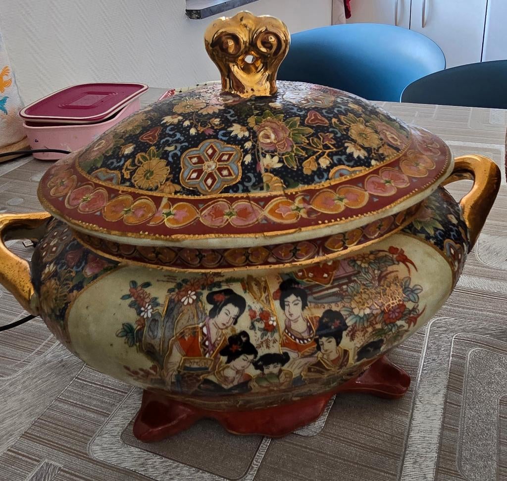 Vase chinois ancien fait mains, Antiquités & Art, Enlèvement
