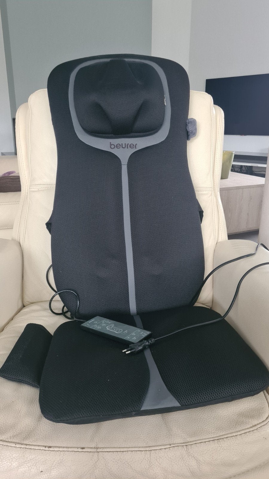 Beurer massagekussen, Sport en Fitness, Ophalen, Zo goed als nieuw, Massagestoel of Kussen