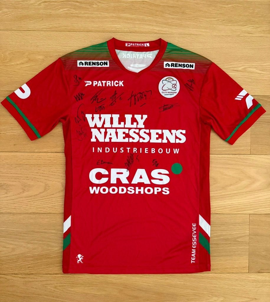 Zulte Waregem 2018/2019 domicile, neuf & signé, Taille L, Enlèvement ou Envoi, Neuf, Maillot