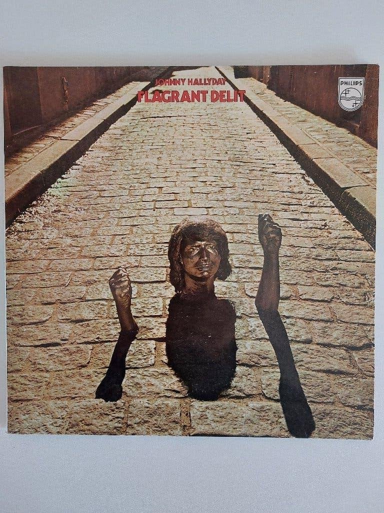 Johnny Hallyday - Flagrant Delit (1971 - Klaphoes), Fotohoes, LP, Ophalen of Verzenden, Zo goed als nieuw