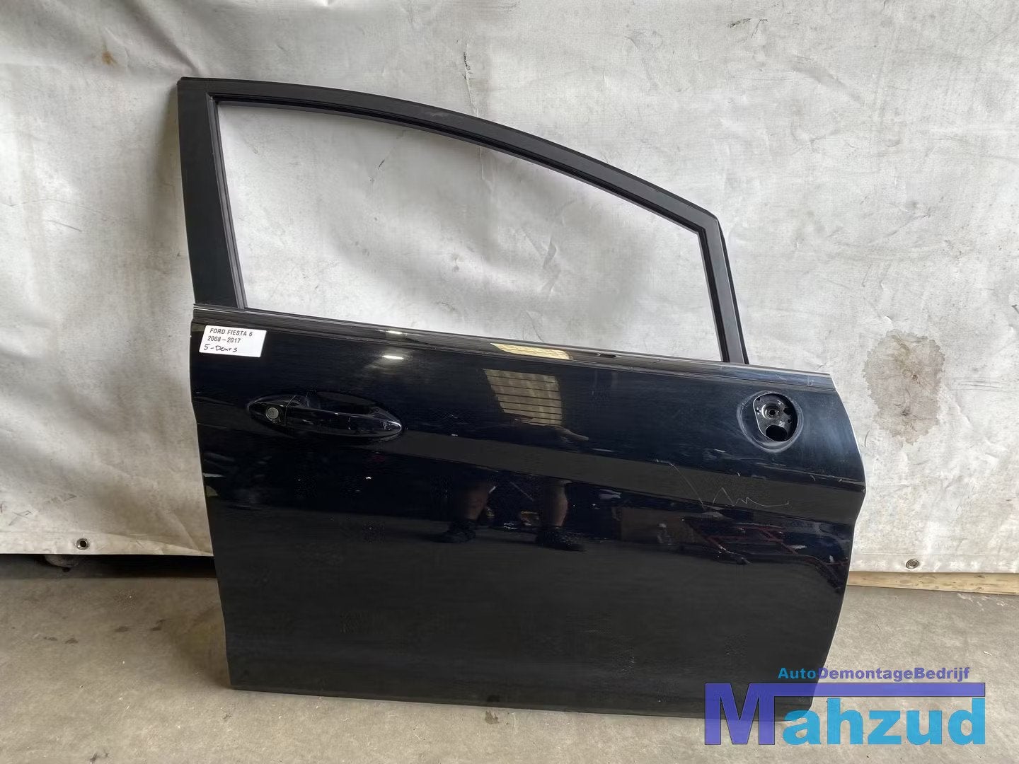 FORD FIESTA 6 Zwart Rechts voor deur portier 2008-2017, Gebruikt, Deur, Info@ford.com, Ford