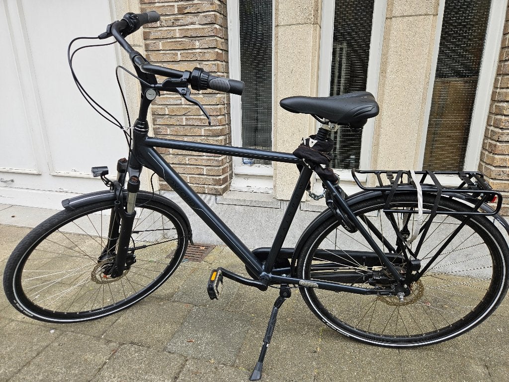 Herenfiets Oxford te koop 56 cm, Fietsen en Brommers, Versnellingen, Zo goed als nieuw, Schijfrem, 53 tot 57 cm