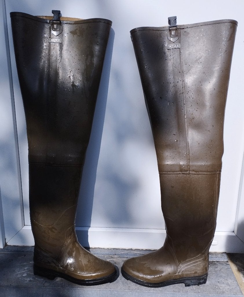 Bottes de pêche Aigle, Enlèvement, Comme neuf, Vêtements