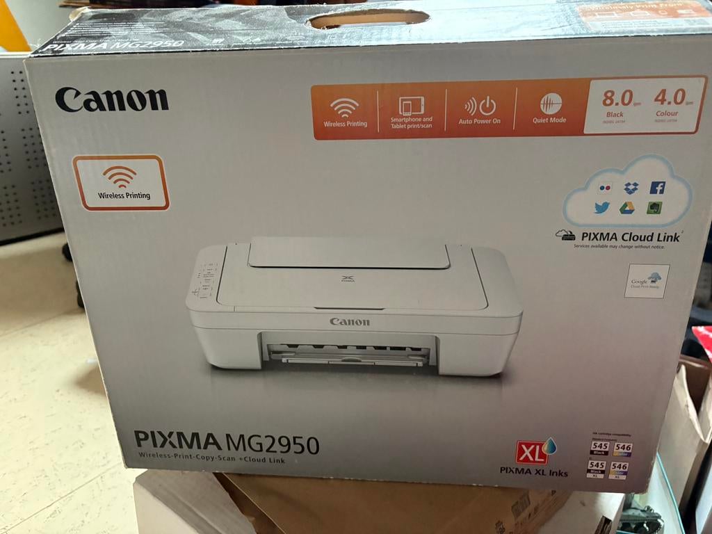 printer canon pixma mg 2950 Wireless, Ophalen of Verzenden, Zo goed als nieuw, Printer