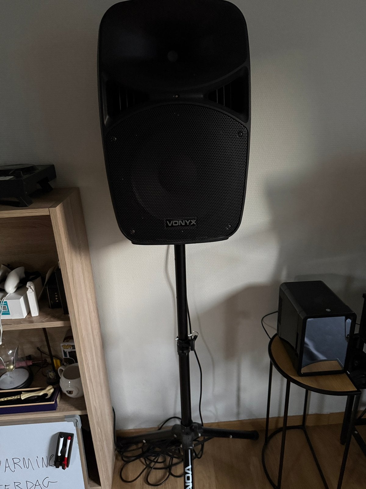 Vonyx VPS122A geluidsinstallatie 800W met stands en LED's, Ophalen, Zo goed als nieuw, 120 watt of meer, Overige merken
