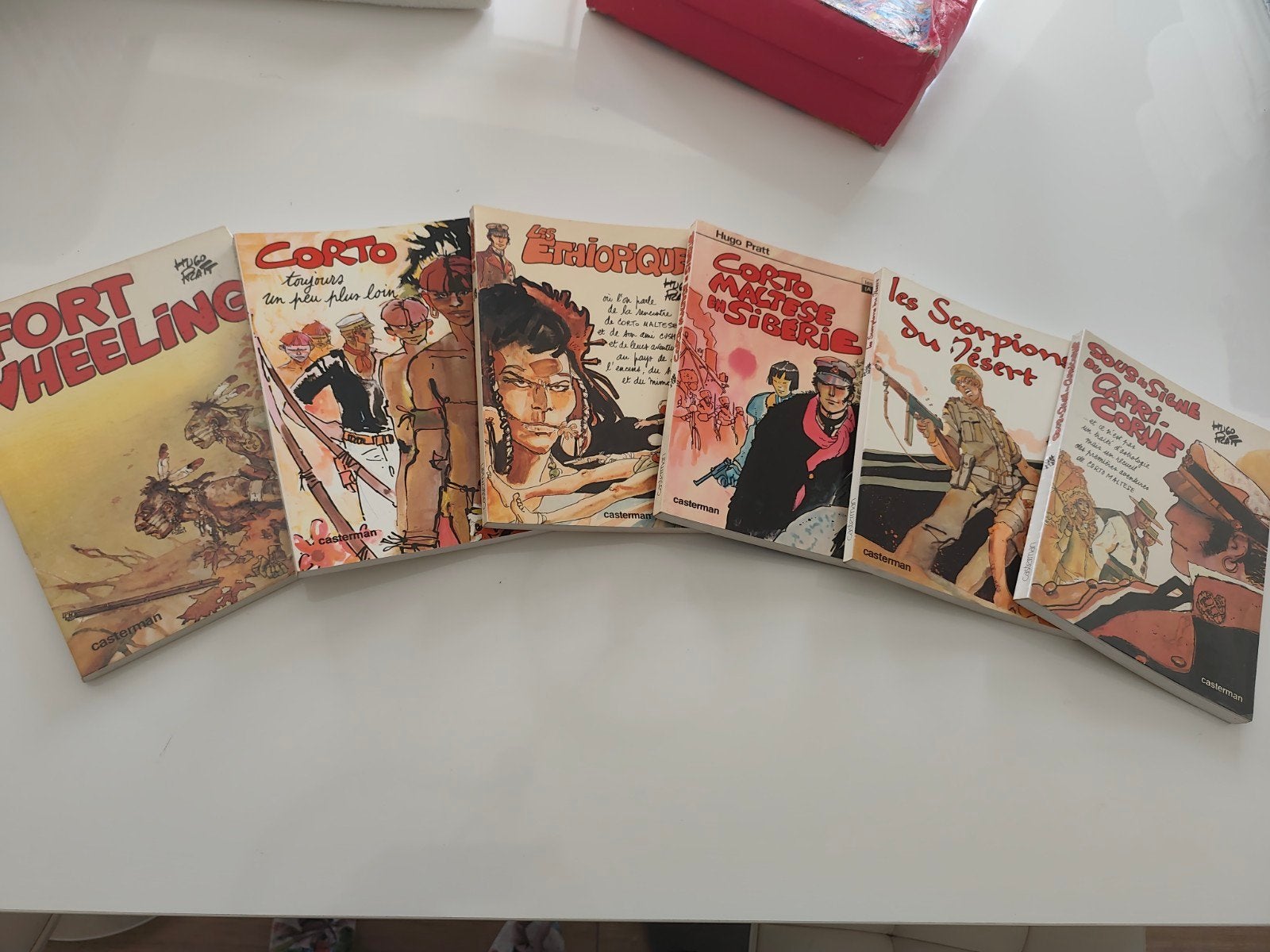 Corto Maltese/Hugo Pratt lot de 6 albums d'époque 1976/1980, Livres, BD, Enlèvement ou Envoi