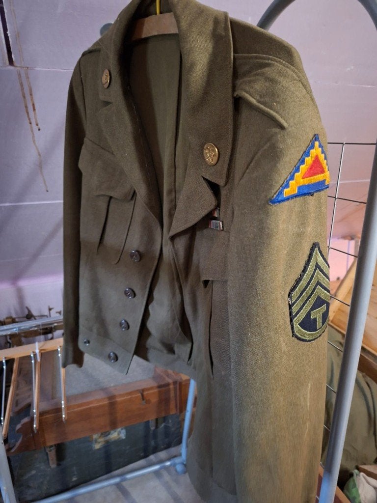 U.S. Army WW2 IKE Jacket 36R 1944, Envoi, Armée de terre, Vêtements ou Chaussures