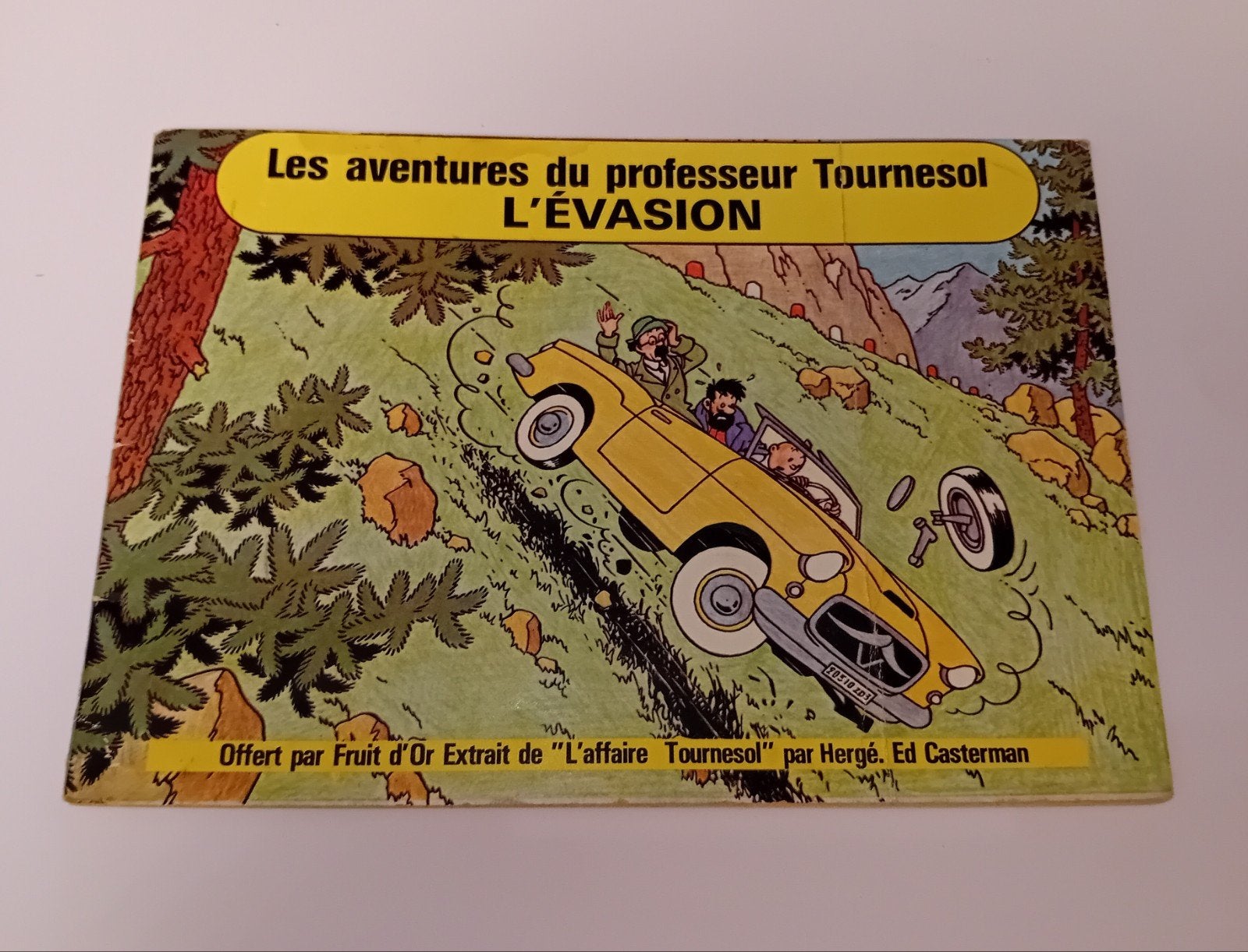 Tintin : les aventures du professeur Tournesol - L'Évasion", Envoi, Tintin, Utilisé, Livre ou Jeu