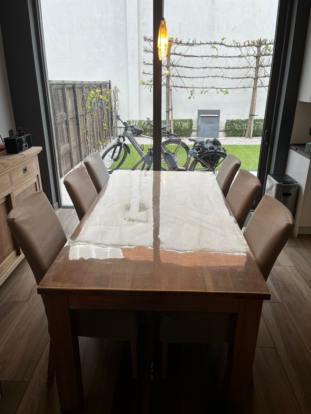 Eetkamer set, Ophalen, Gebruikt, 6 tot 8 stoelen
