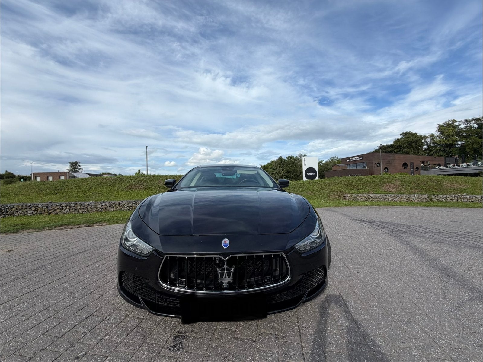 Maserati Ghibli 3.0 diesel, Auto's, Automaat, 4 deurs, Zwart, Leder
