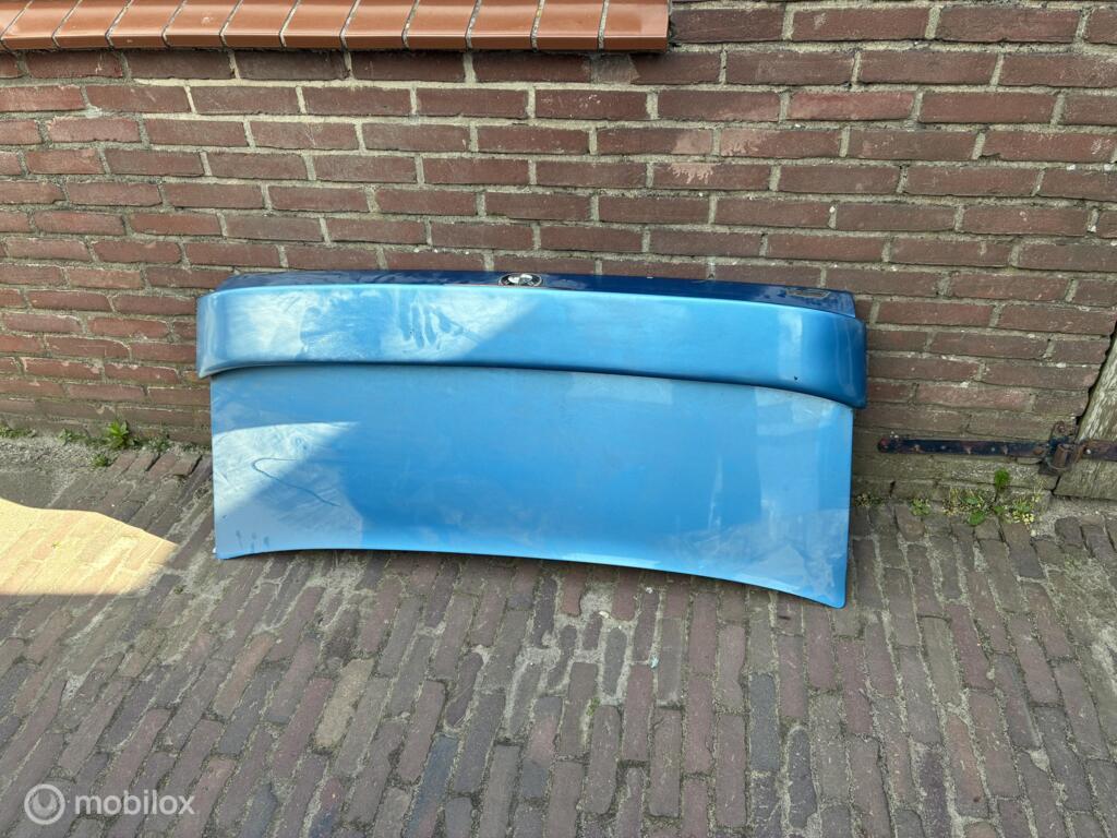 Achterklep blauw metallic BMW 3-serie E30 ('84-'92), Ophalen, Gebruikt, Achterklep, Bmw