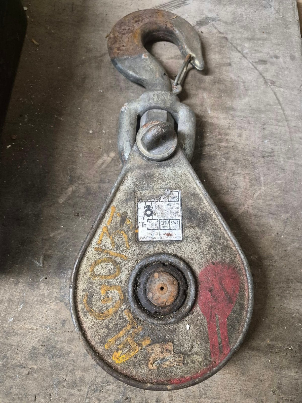 poulie de levage, Bricolage & Construction, Enlèvement, Utilisé, Manuelle